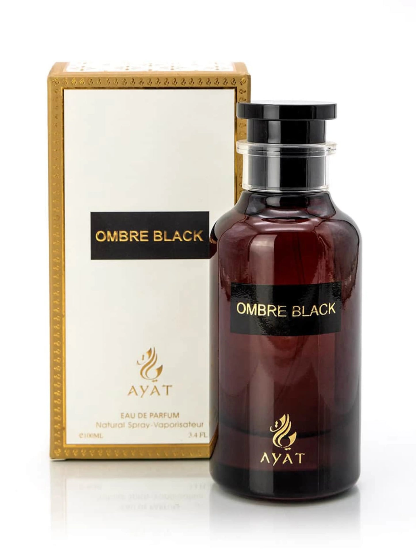 Eau de Parfum Ombre Black 100ml | Parfum Oriental et Épicé pour Homme Ayattboutique