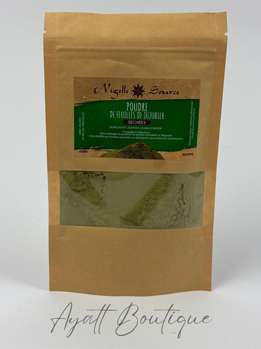 Poudre de Feuilles de Jujubier (Sidr) - 50g