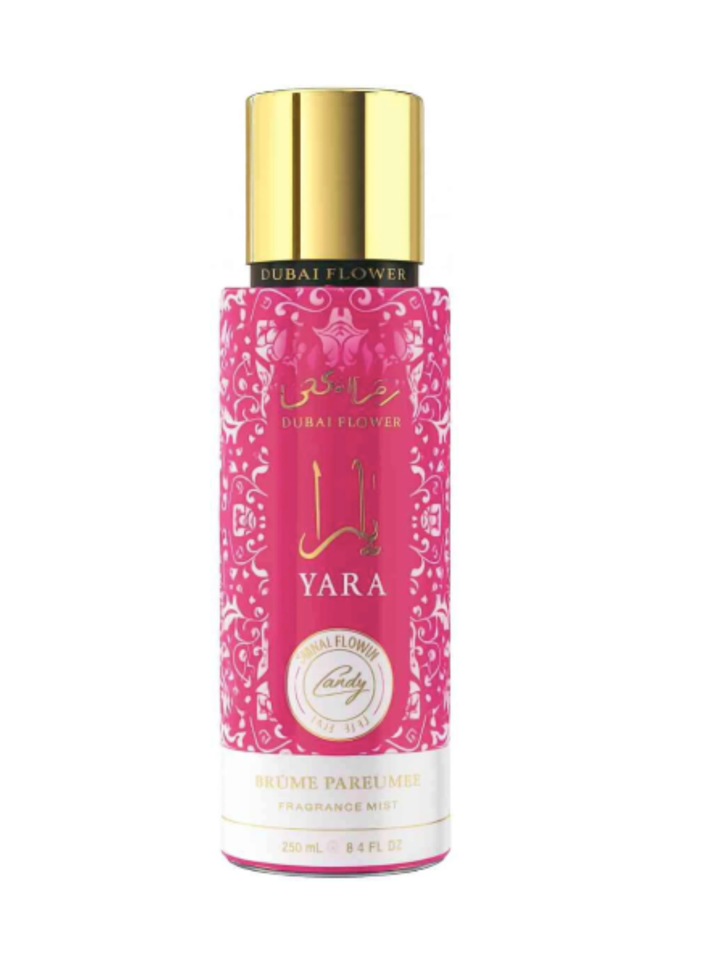 Brume Parfumée Yara Candy Lattafa 250 ml – Gourmande & Féminine