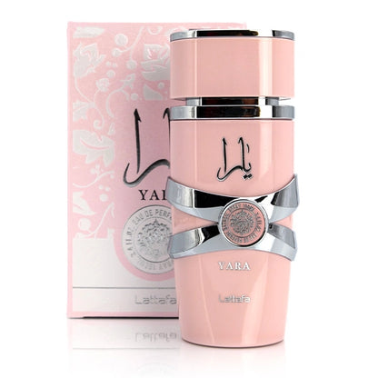 Eau de Parfum Yara Lattafa Rose 100ml | Parfum Floral, Gourmand et Fruité pour Femme Ayattboutique