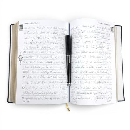 Le Saint Coran à tracer Noir + Stylo gommable