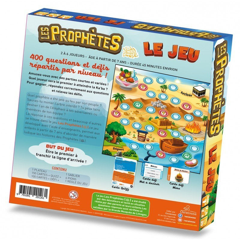 Les Prophètes, Le Jeu : 400 Questions Et Défis (A Partir De 7 Ans) Ayattboutique