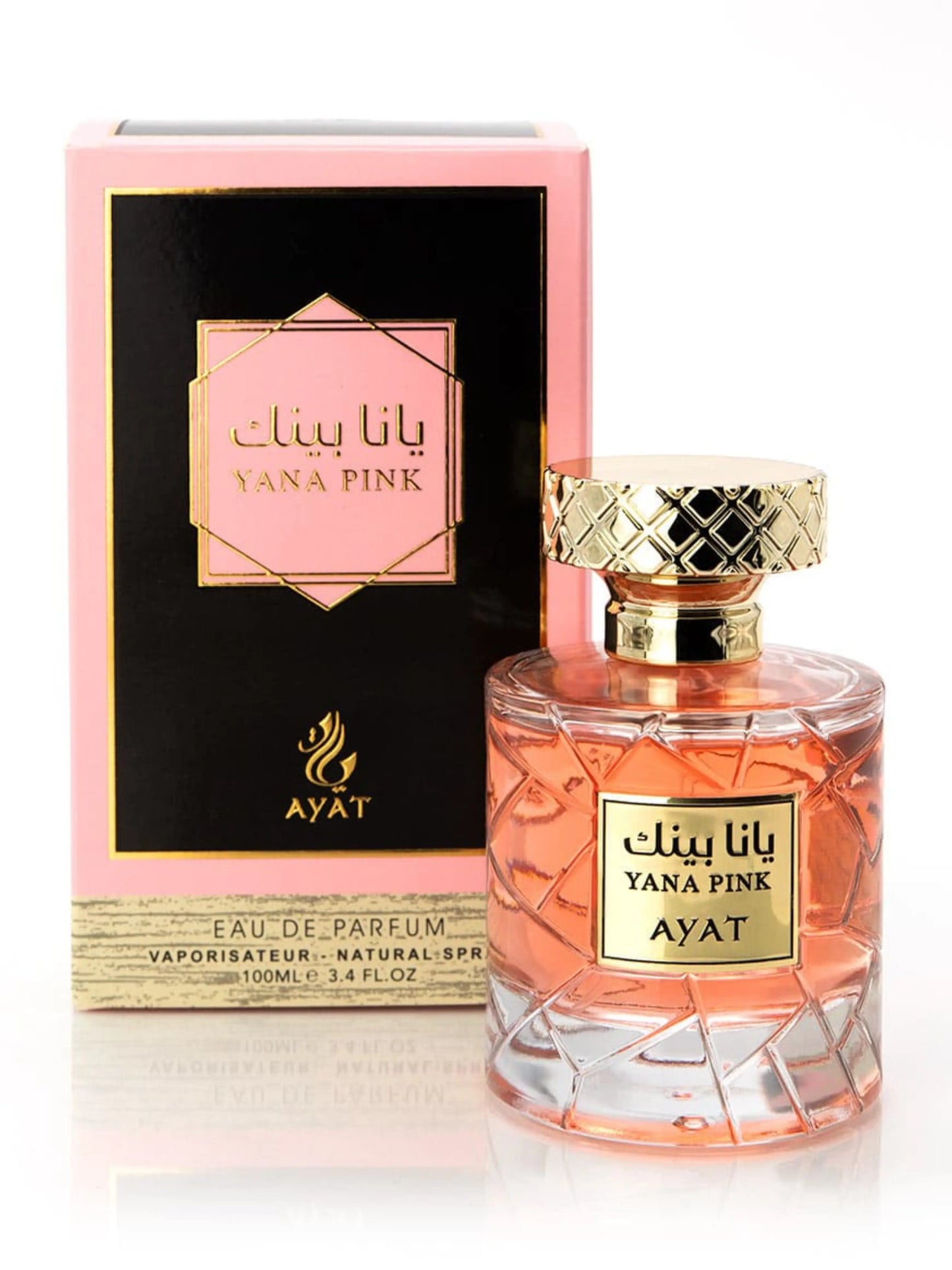 Eau de Parfum Yana Pink 100ml | Parfum Floral et Gourmand pour Femme Ayattboutique