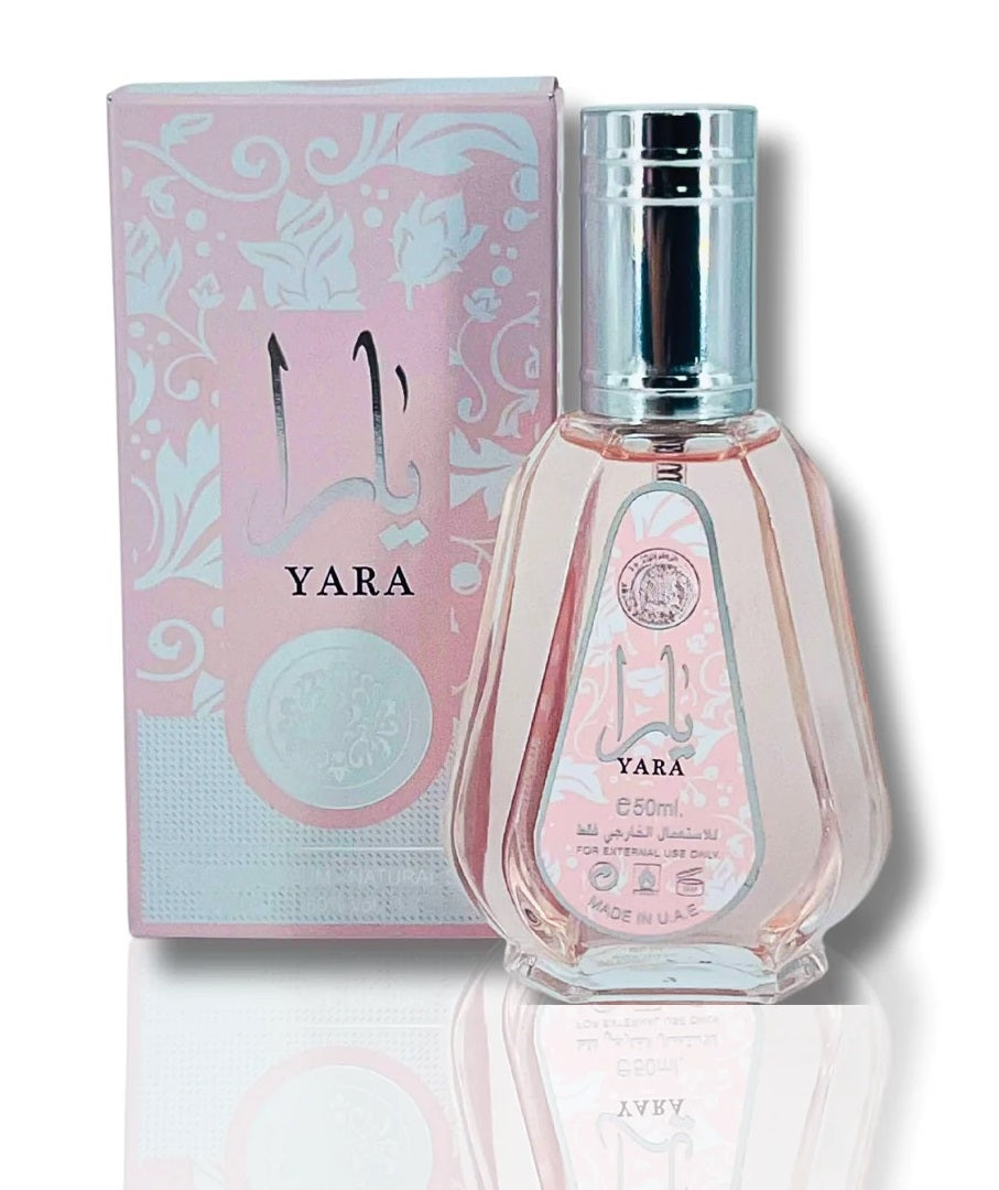 Eau de Parfum Yara Lattafa Rose 50ML | Parfum Floral, Gourmand et Fruité pour Femme Ayattboutique