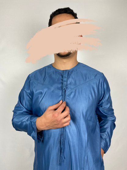 QAMIS SALIH BLEU Ayattboutique