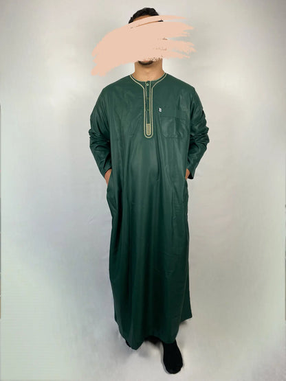 QAMIS JAMIL VERT Ayattboutique