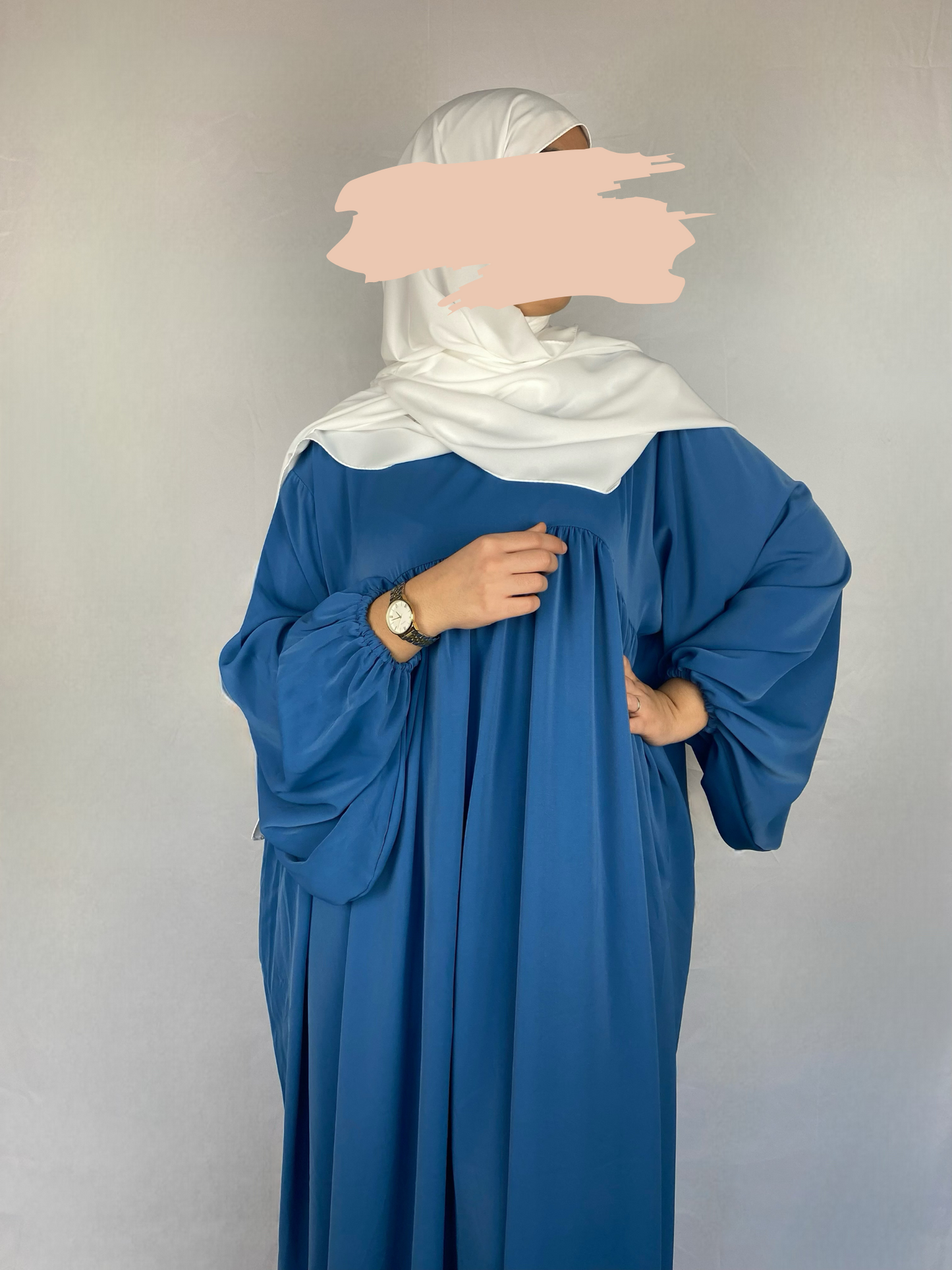 ABAYA SAFIYA BLEU