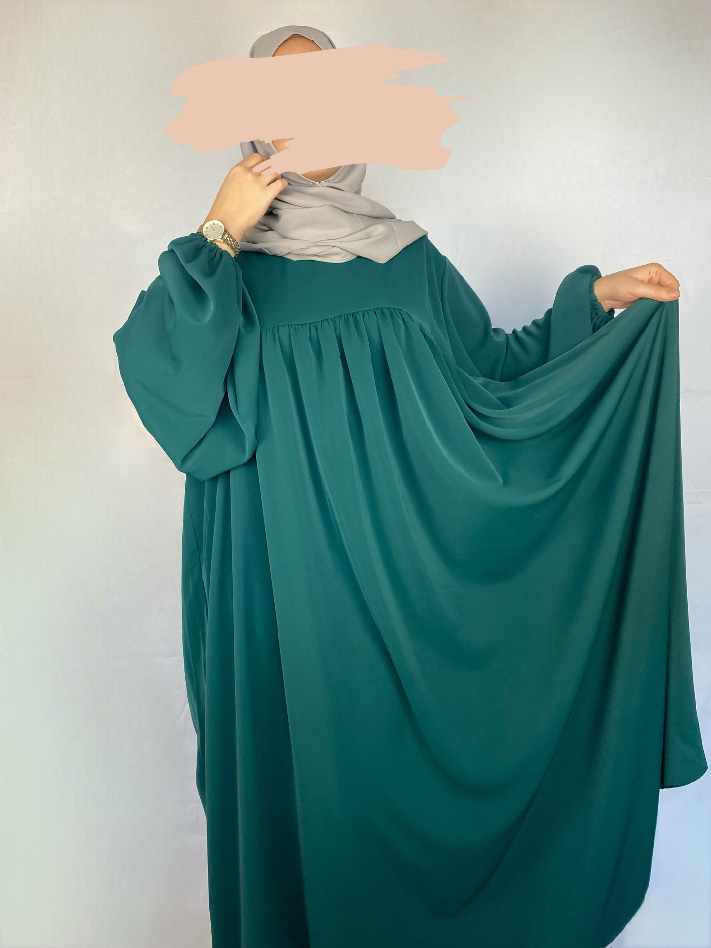 ABAYA SAFIYA VERT Ayattboutique