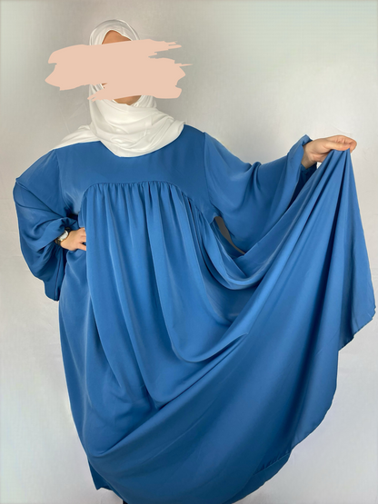 ABAYA SAFIYA BLEU Ayattboutique