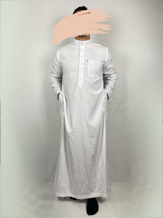 QAMIS MALEEK BLANC Ayattboutique