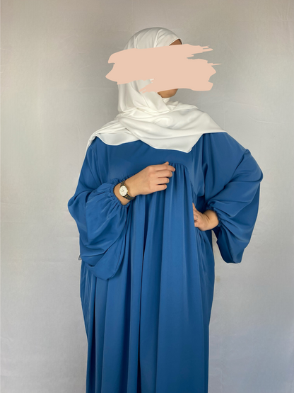 ABAYA SAFIYA BLEU