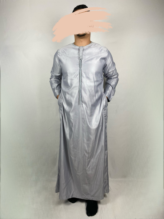 QAMIS SALIH GRIS Ayattboutique