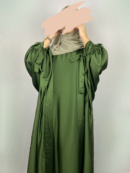 ABAYA 2 PIÈCES SAFIA VERTE