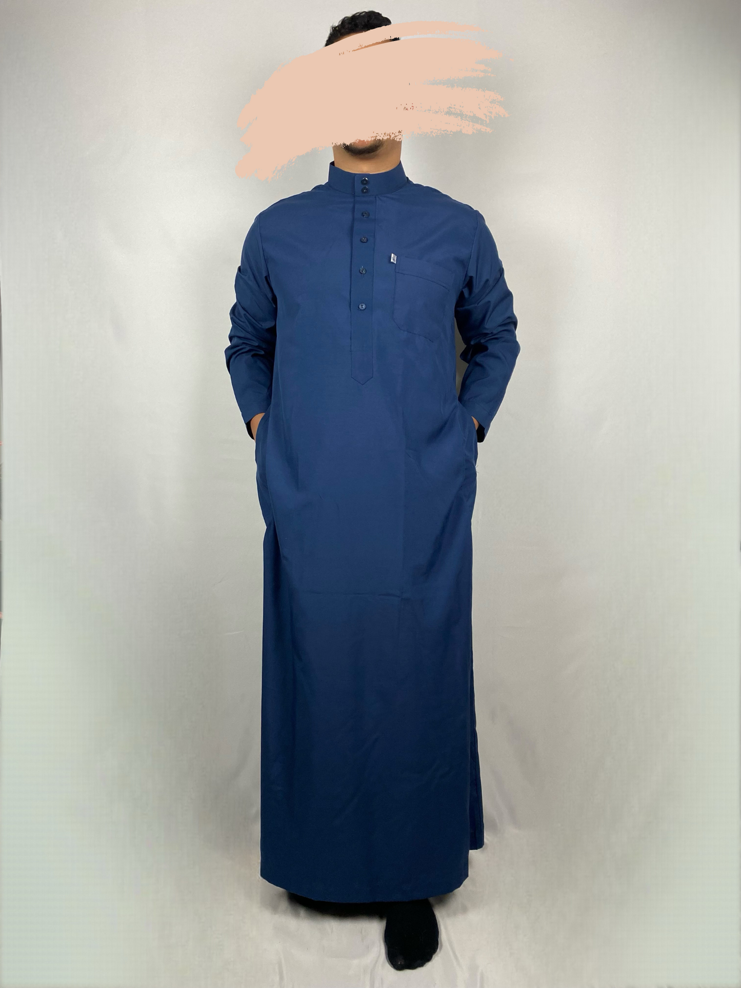 QAMIS MALEEK BLEU Ayattboutique