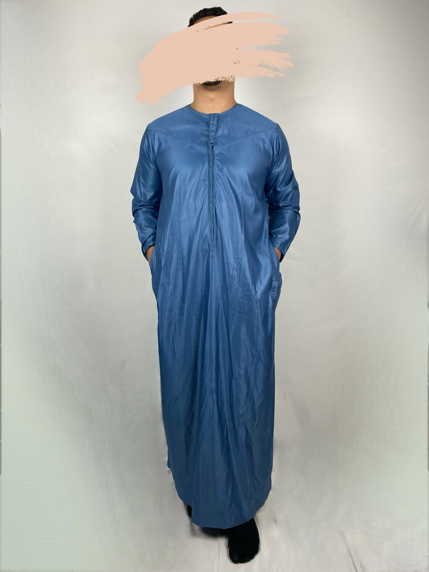 QAMIS SALIH BLEU Ayattboutique