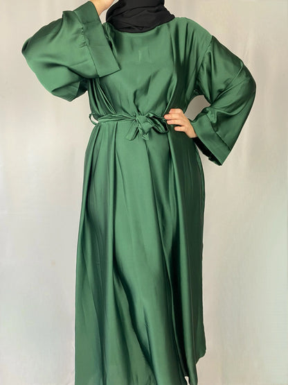 ABAYA SARAH VERT Ayattboutique