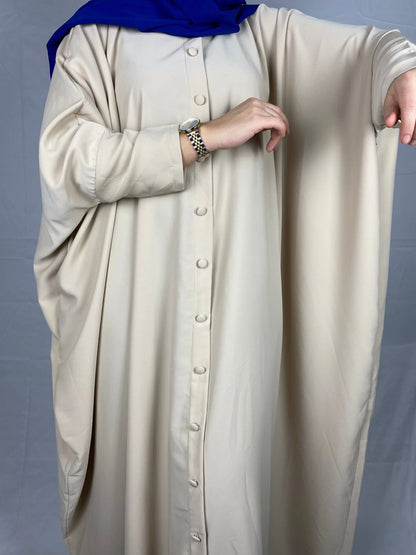 ABAYA ZAYNED BEIGE CLAIR Ayattboutique