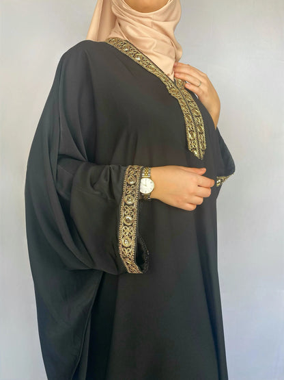 ABAYA MAÏSSA NOIR Ayattboutique