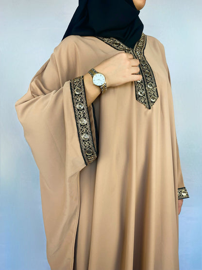 ABAYA MAÏSSA BEIGE Ayattboutique