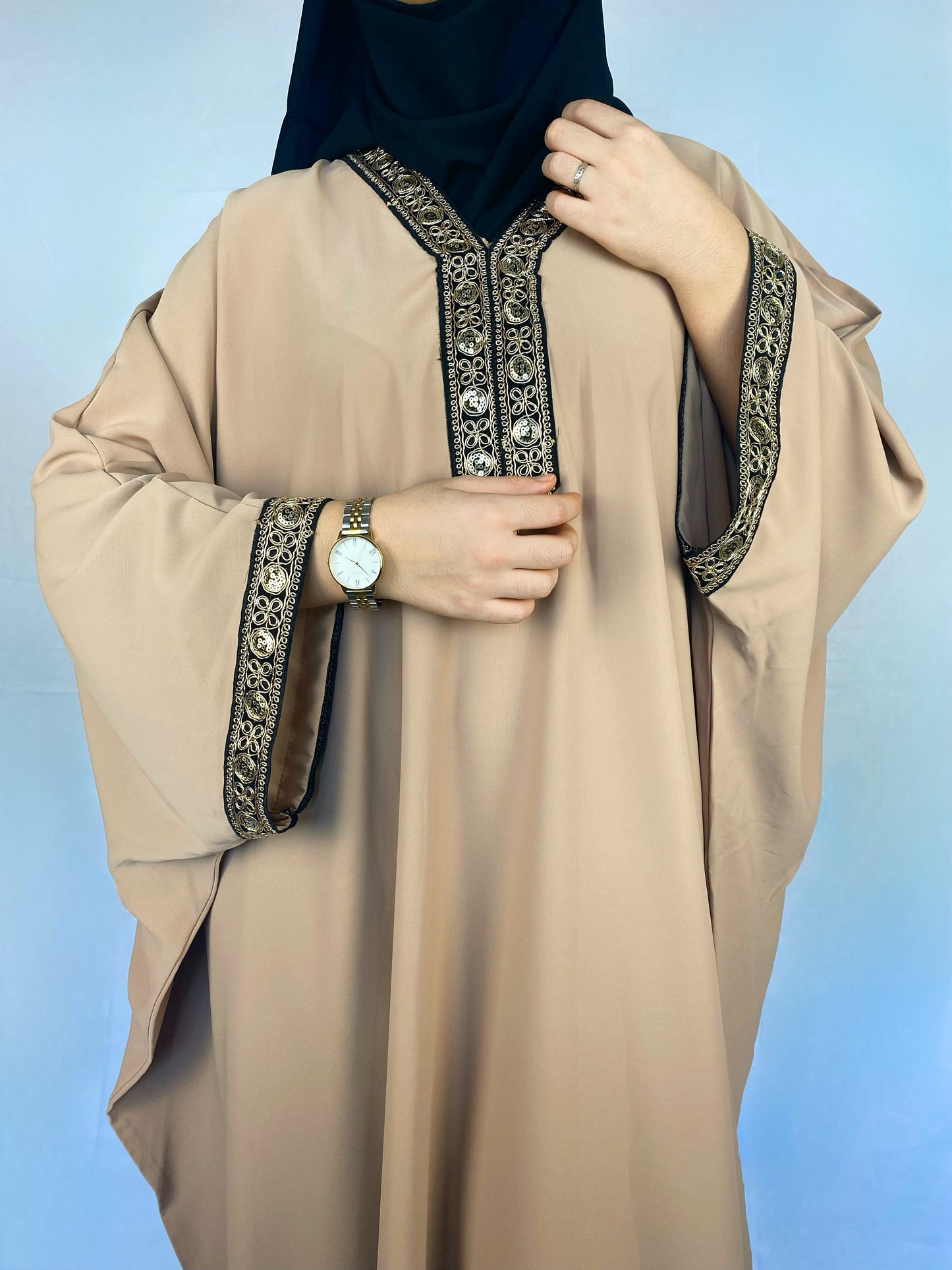 ABAYA MAÏSSA BEIGE Ayattboutique