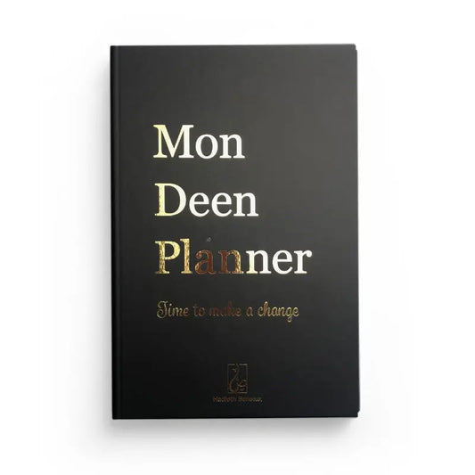 Mon deen planner (noir) - Ayattboutique