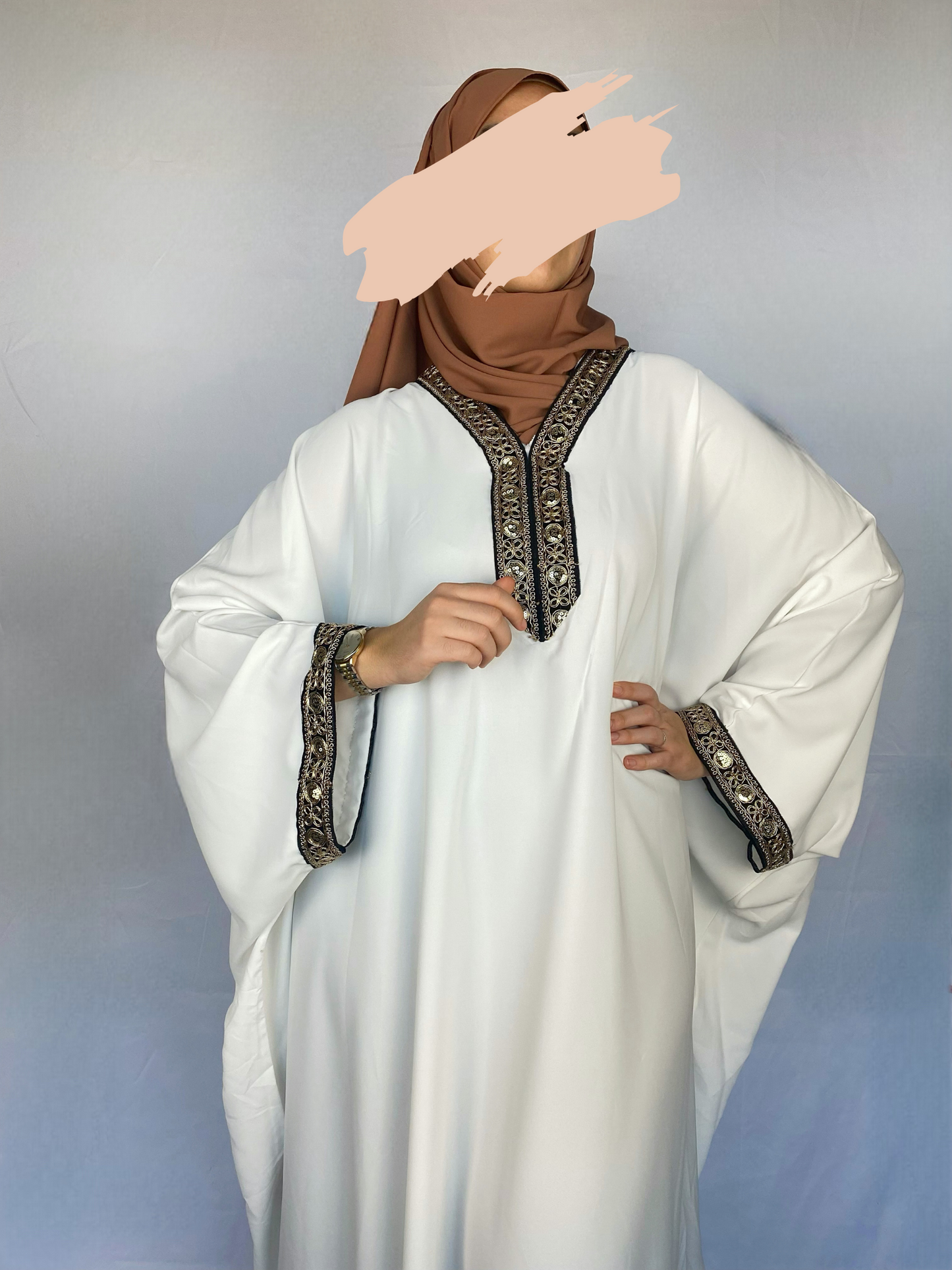 ABAYA MAÏSSA BLANC Ayattboutique