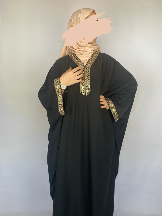 ABAYA MAÏSSA NOIR