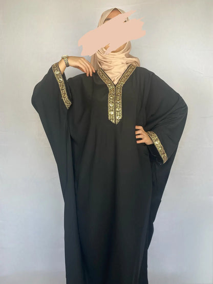 ABAYA MAÏSSA NOIR Ayattboutique