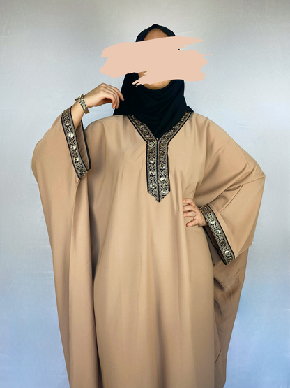 ABAYA MAÏSSA BEIGE Ayattboutique