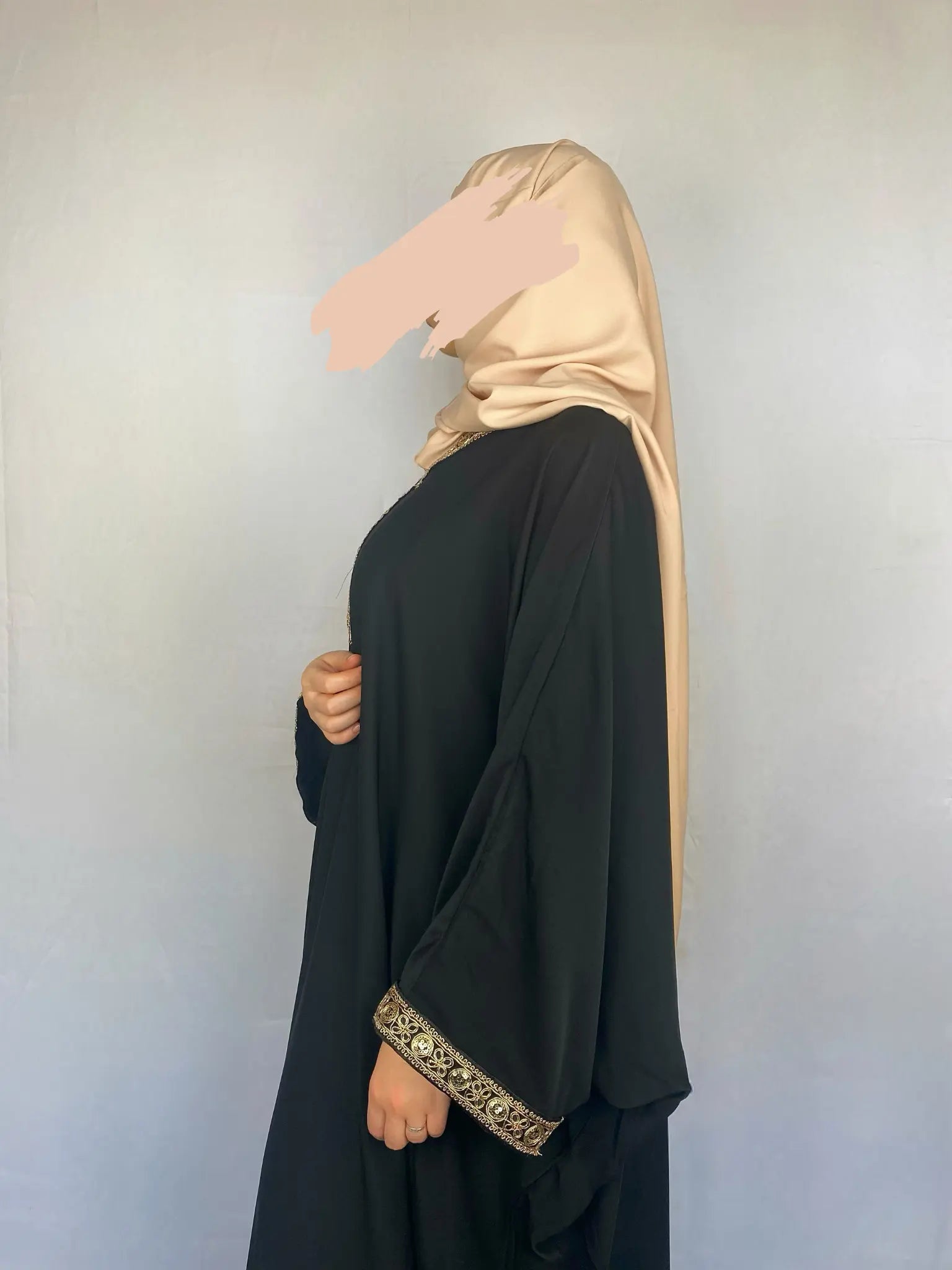 ABAYA MAÏSSA NOIR Ayattboutique