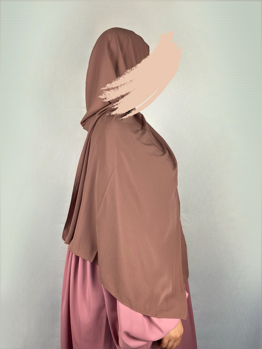 Hijab soie de Médine beige sablé - Ayattboutique